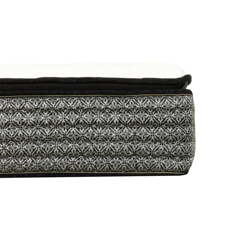 14 in. Pocket Coil Hybrid Mattress, Euro Top Gel-Memory Foam Mattress
