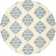 preview thumbnail 14 of 27, SAFAVIEH Handmade Chelsea Sharday French Country Wool Rug 8' x 8' Round - Ivory/Blue
