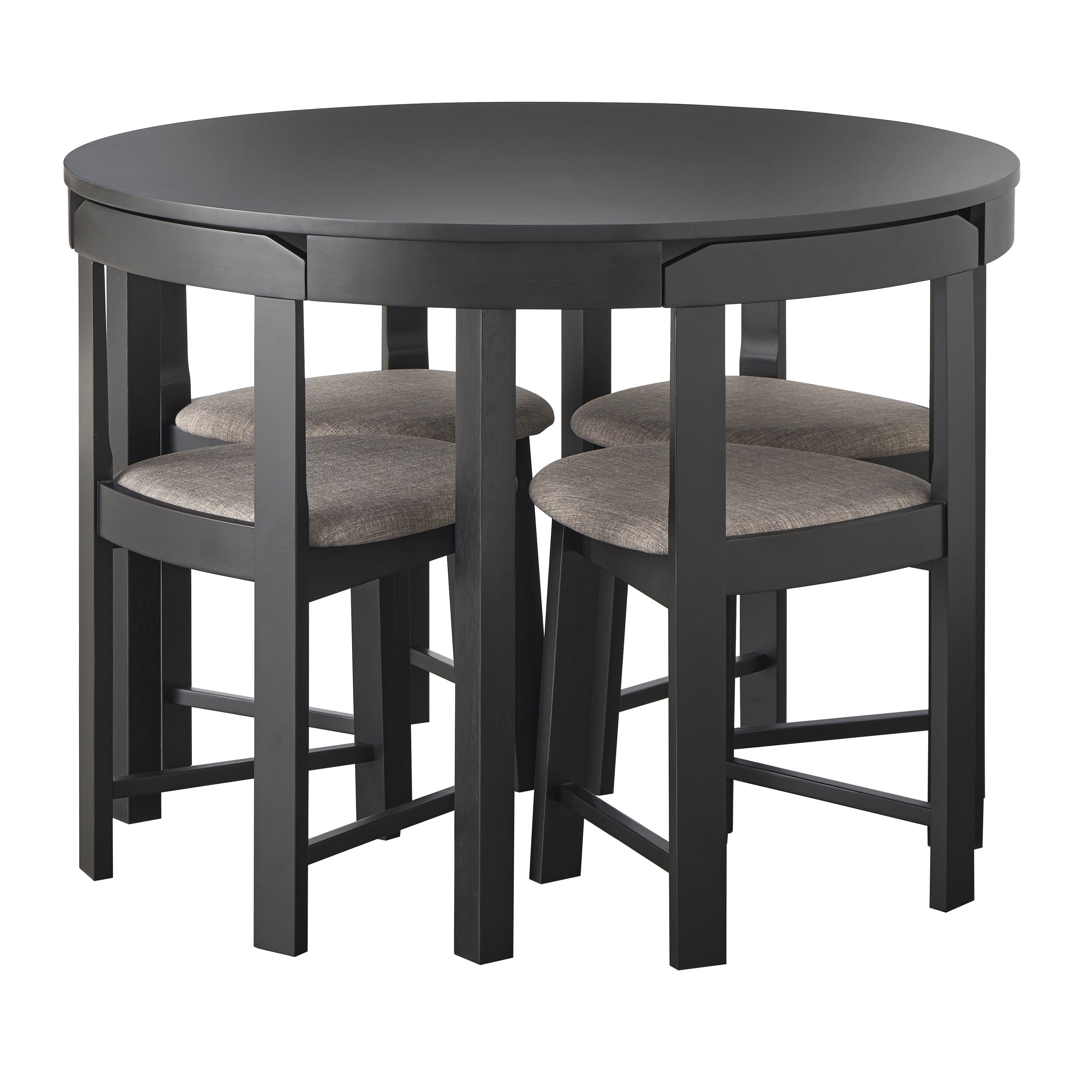 Harrisburg Tobey 5-Piece Round Dining Set for Small Spaces