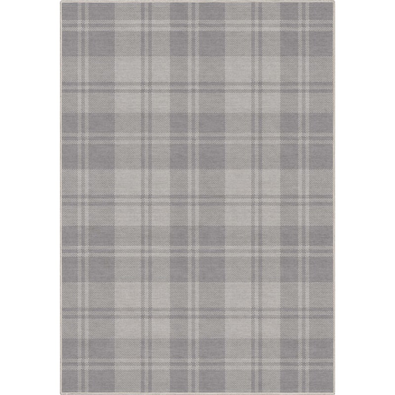 Well Woven Apollo Plaid Farmhouse Geometric FlatWeave Rug