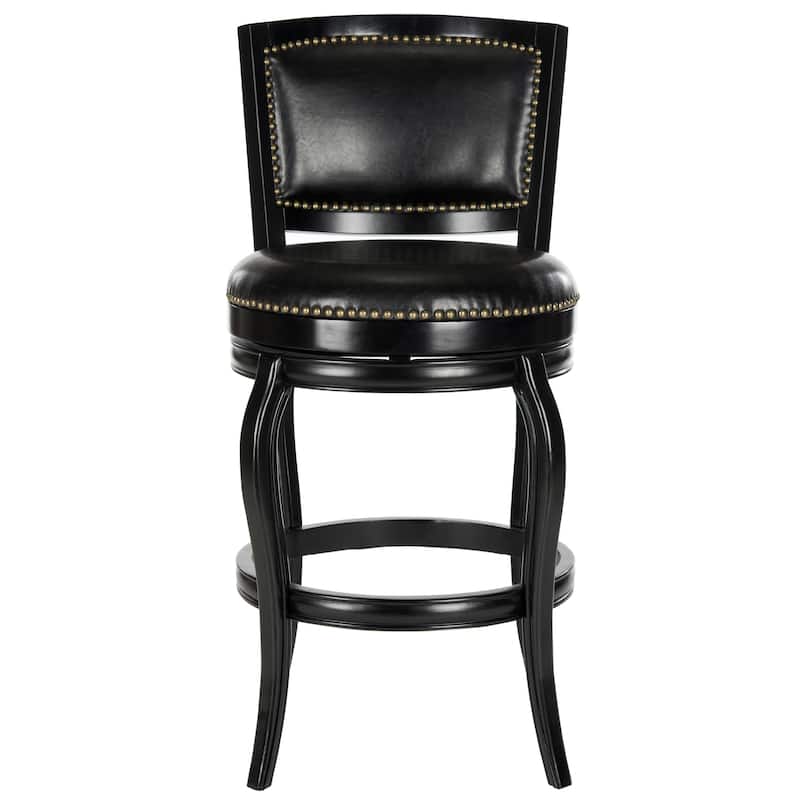 SAFAVIEH Pasquale Black 29-inch Bar Stool - 24" x 25" x 45"
