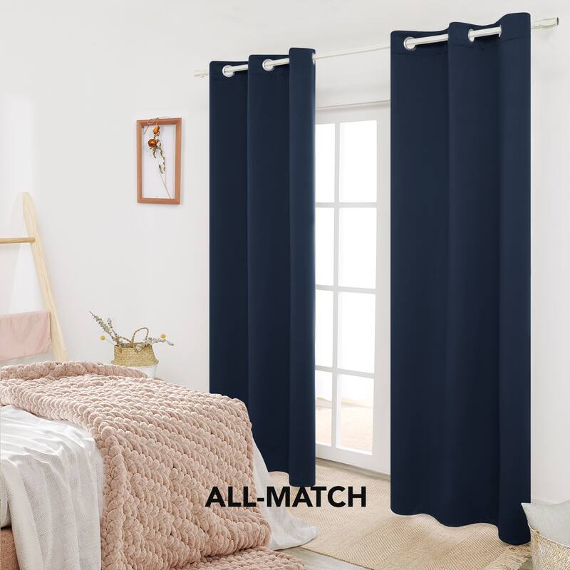Deconovo 108 120 Length Grommet Curtain (1 Panel)