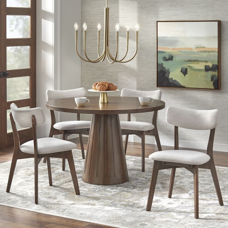 Lifestorey Cari Solid Wood Dining Chair (Set of 2)