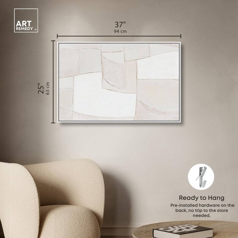 Veiled Calm Canvas by Art Remedy