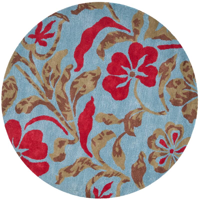 SAFAVIEH Handmade Soho Kassandra Floral N.Z. Wool Rug