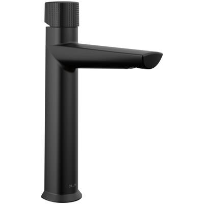 Delta Galeon 1.2 GPM Knurled Knob Single Hole Bathroom Faucet Less