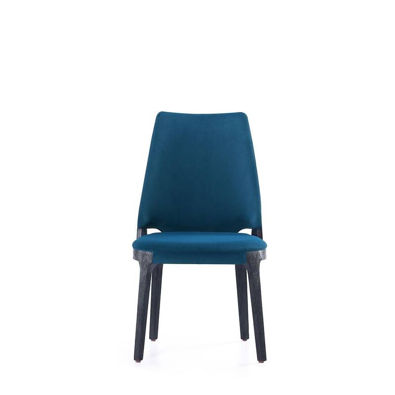 Manhattan Comfort Kara Modern Velvet Upholstered Dining Chair Set