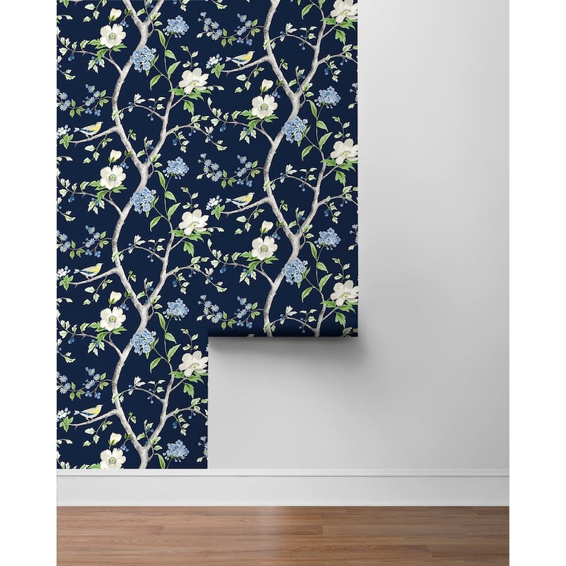 Luxe Haven Floral Trail Peel and Stick Wallpaper
