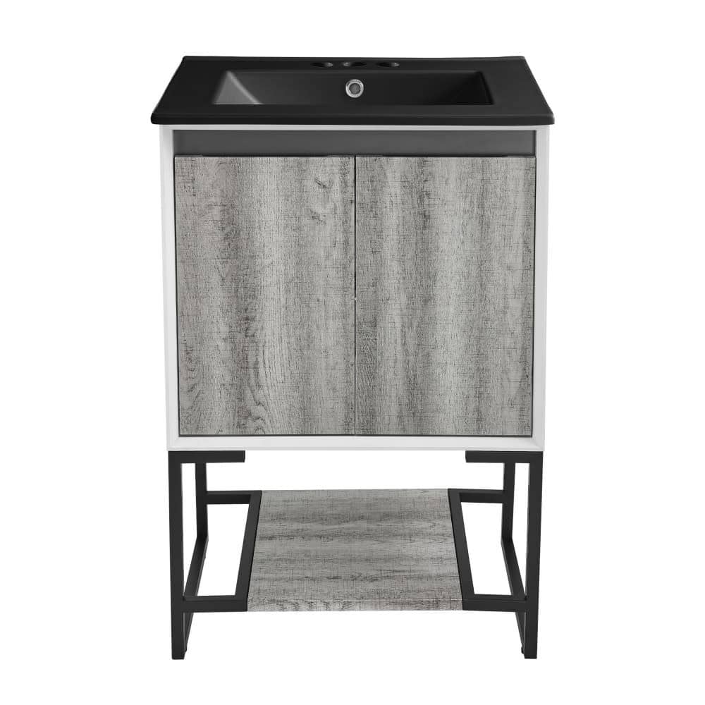 Swiss Madison SM-BV142-3MB Marseille 24" Free Standing Single Basin