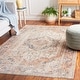 preview thumbnail 11 of 37, SAFAVIEH Baltimore Olimpia Machine Washable Shabby Chic Vintage Oriental Rug 8' x 10' - Beige/Rust - Rectangle