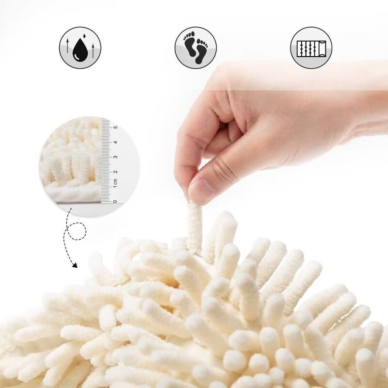 Chenille Non-Slip Bath Rug