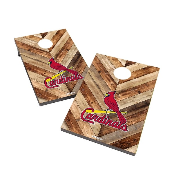 slide 2 of 5, St. Louis Cardinals 2x4 MLB Cornhole Bag Toss Include Carry Case