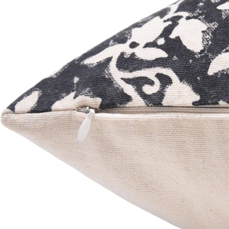 Fabdivine Cotton Boho Block print pillow Cover