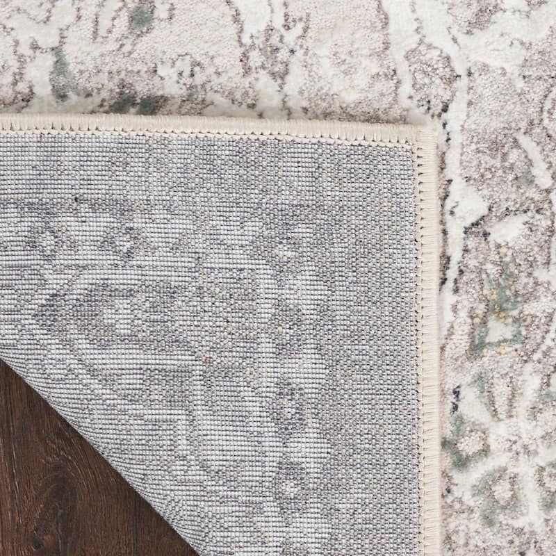 Nourison Distinctive Indoor only Cream / Ivory Persian Area Rug - 7' 10" x 9' 10"