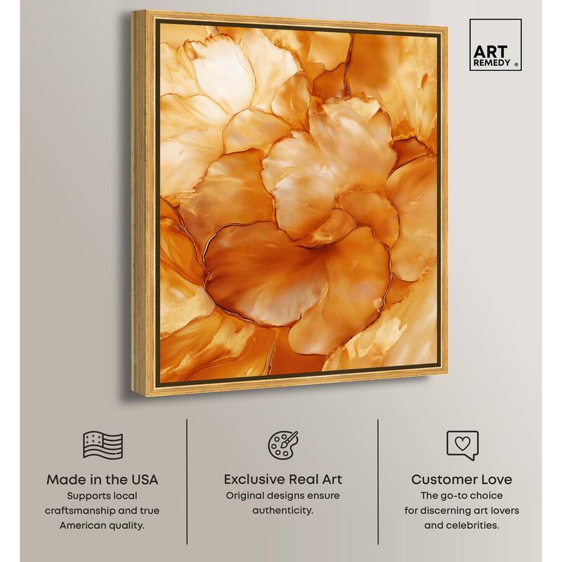 Sunlit Bloom II Canvas by Art Remedy