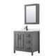 Option Dark Gray / Giotto Quartz Top / Matte Black