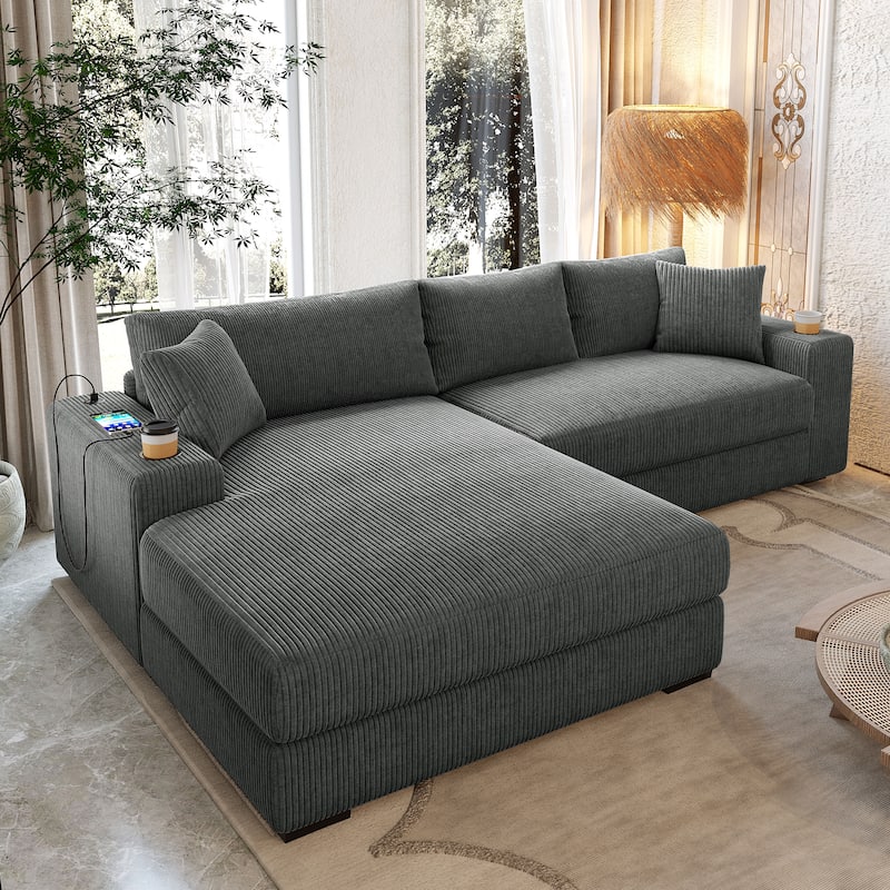 Christopher Knight Home - Trillium Fabric Sectional Sofa