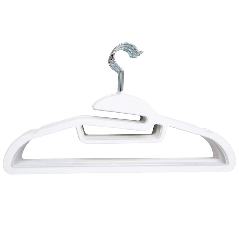 Simplify 24 Pack Ultimate Hanger in Black - 16.125"x 9"x .1875"