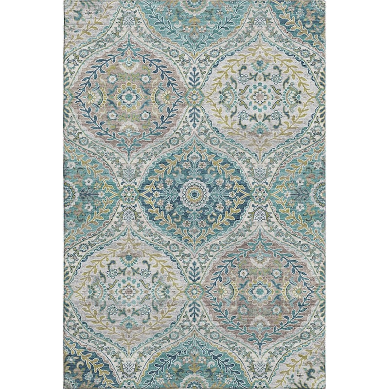 Premium Washable Super Soft Traditional Global Mayfield Rug