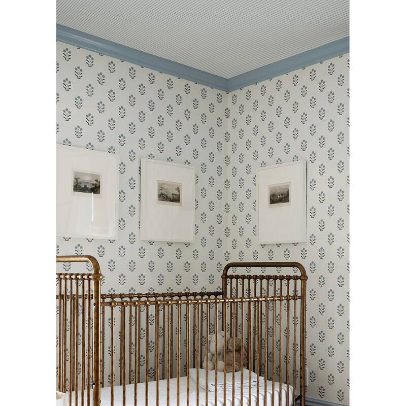 Erin Gates Oliver Heather Simple Stripe Wallpaper