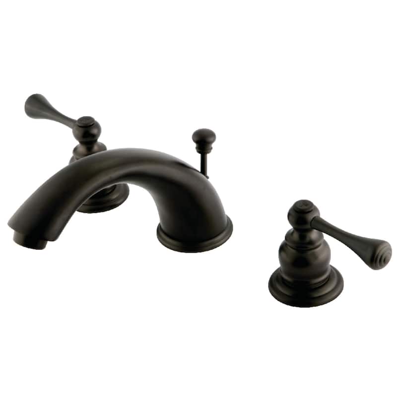 Kingston Brass Vintage Deck Mount Widespread Bathroom Faucet - Oil Rubbed Bronze