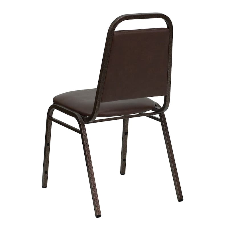Trapezoidal Back Stacking Banquet Chair with 1.5" Thick Seat - 20.25"D x 17.5"W x 34"H