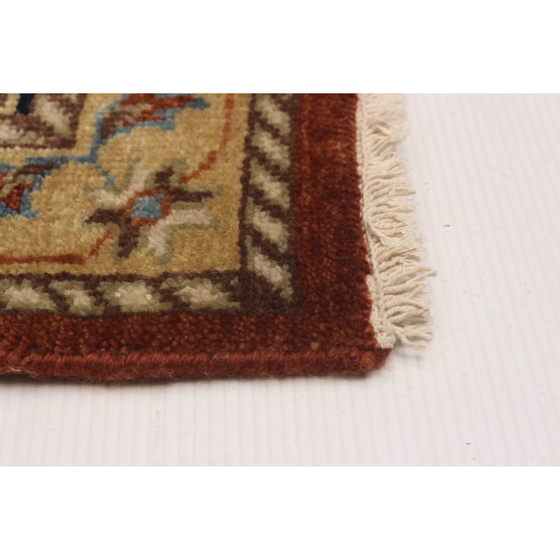 ECARPETGALLERY Hand-knotted Jules Sultane Dark Copper Wool Rug - 9'8 x 13'5