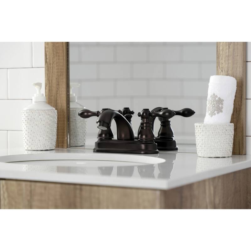 Kingston Brass American Classic 4 in. Centerset Bathroom Faucet