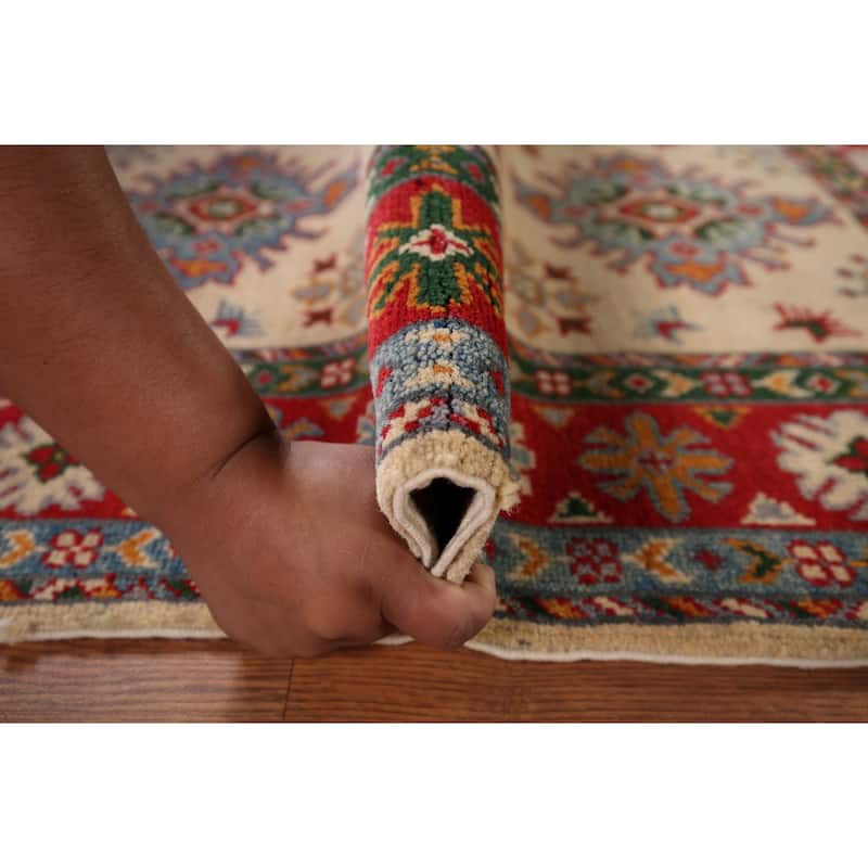 Kazak Oriental Foyer Rug Handmade Traditional Wool Carpet - 2'9" x 4'3"