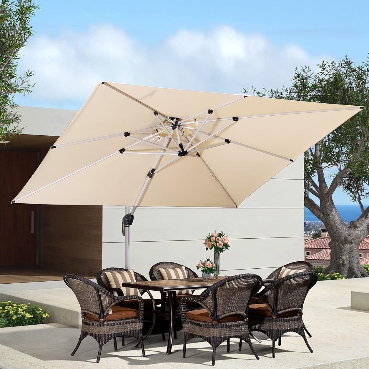 Bed bath & best sale beyond patio umbrellas