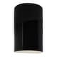preview thumbnail 42 of 45, Justice Design Ambiance - Large Cylinder Wall Sconce - Closed Top - Replaceable Bulb Gloss Black