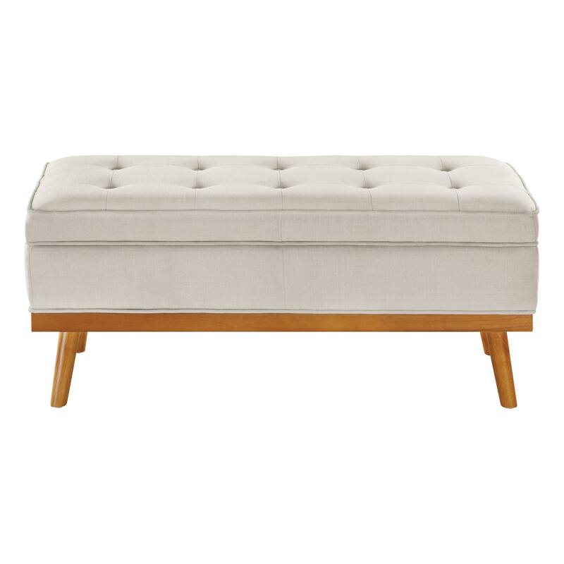 Carson Carrington Sastamala Mid-century Storage Bench