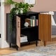 preview thumbnail 4 of 34, Middlebrook Lindesberg 28-inch Bookmatch Accent Cabinet