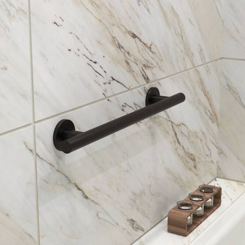 Keeney Infinity Designer Grab Bar 1.25 Dia x 24 In., Oil Rubbed Bronze