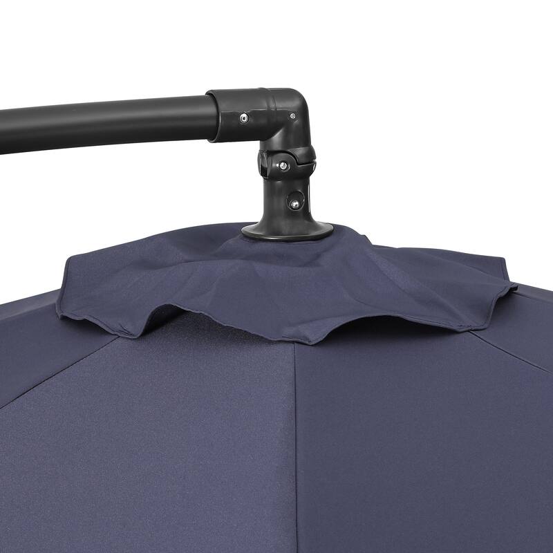 Weller 10-foot Offset Cantilever Hanging Patio Umbrella