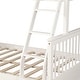 preview thumbnail 62 of 63, Twin over Twin House Bunk Bed With Shelves And Drawers