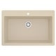 preview thumbnail 38 of 61, Karran Top Mount 33 in. Large Single Bowl Quartz Kitchen Sink