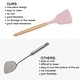 preview thumbnail 7 of 6, Silicone Turner Spatula Heat Resistant Non-scratch - 12.6" x 3.1"(L*W)
