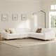 Option Cream-Fabric-Coner sofa