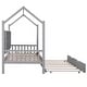preview thumbnail 20 of 25, Wooden Twin Size House Bed with Trundle,Kids Bed with Shelf