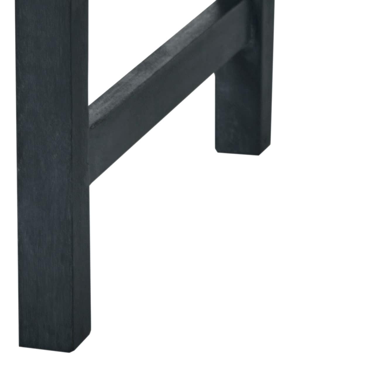 SAFAVIEH Outdoor Living Bradbury 3 seat Dark Slate Grey Beige