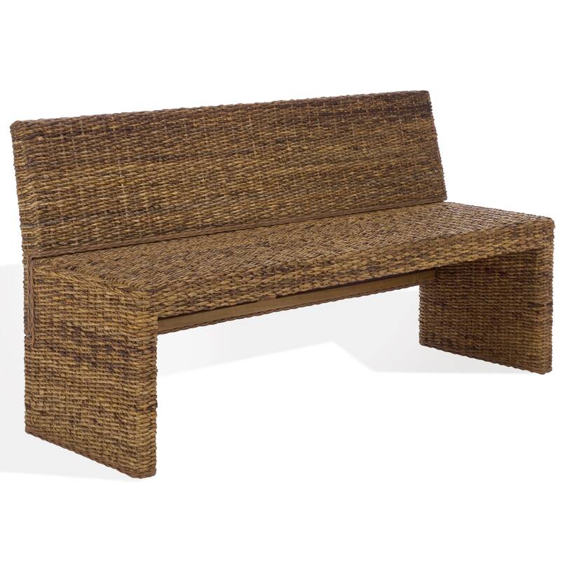 SAFAVIEH Couture Graylee Abaca Bench - 60"W x 22"D x 32"H