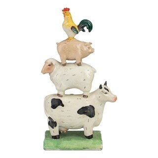Liffy Rooster Garden Statue Resin Outdoor Decor Farm Animals Ornament for Yard Liffy Rooster Garden Statue Resin Outdoor Decor Farm Animals Ornament for Yard