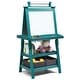 preview thumbnail 6 of 6, 3 in 1 Kids Art Easel Double Sided Storage Easel w Storage Boxes Blue
