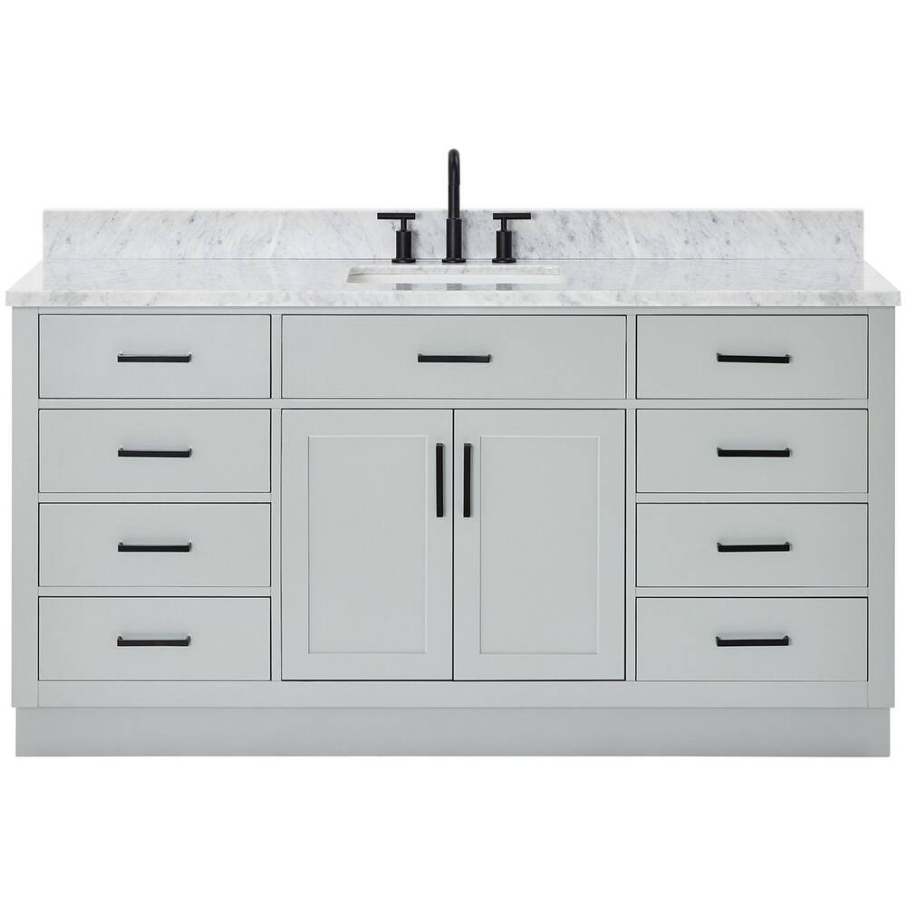 Ariel T067SCW2RVO Hepburn 67" Free Standing Single Rectangular Basin