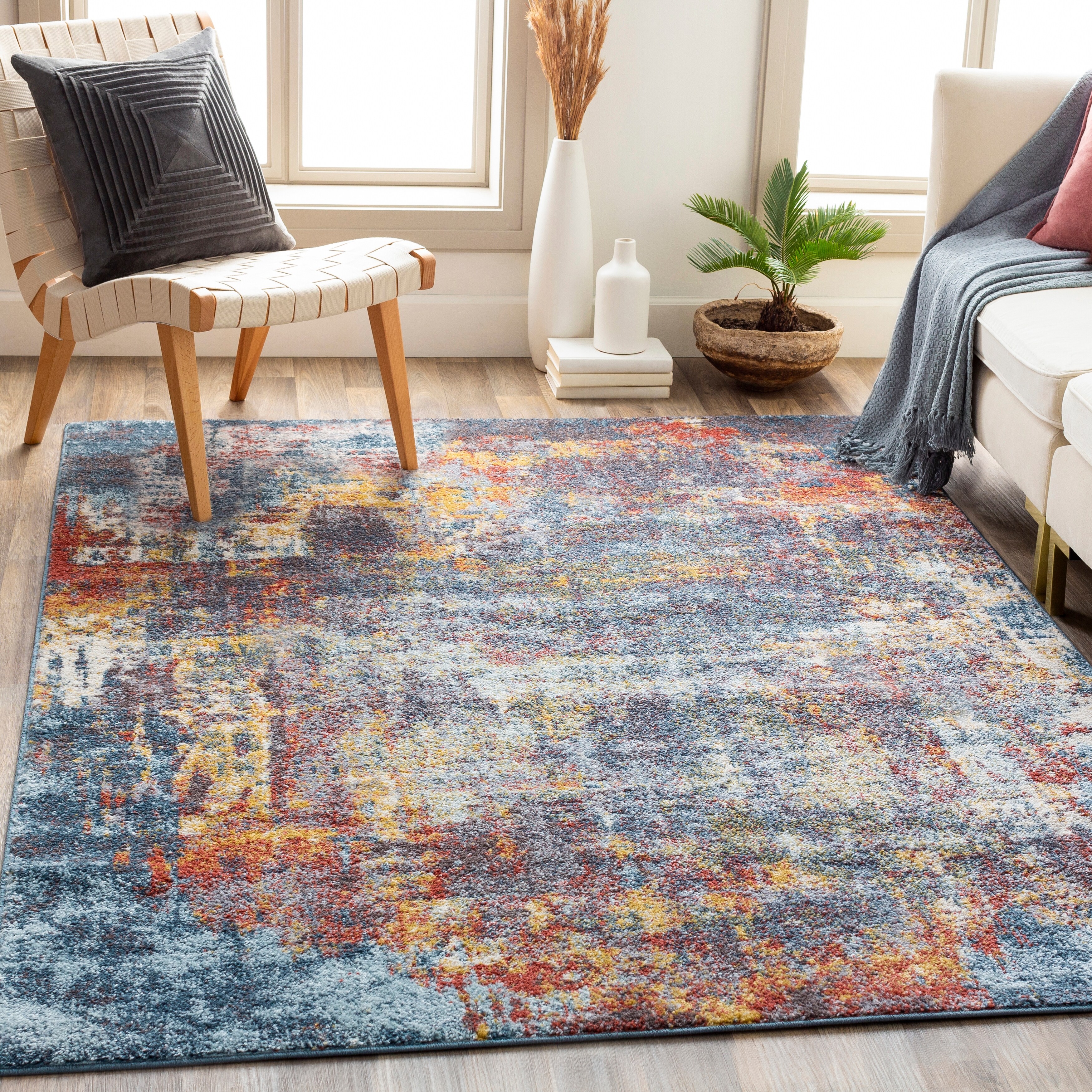Shop Asuman Modern Abstract Area Rug On Sale Overstock 28528536