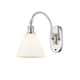 Option Polished Nickel / Matte White