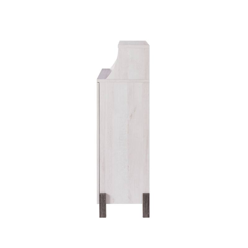 Sost Contemporary 5-shelf Shoe Cabinet by Furniture of America