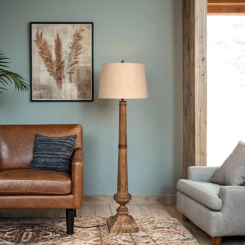 Polyresin 62" Floor Lamp - 62