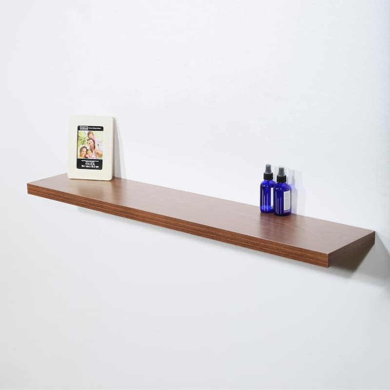 Modern and Contemporary JD Walnut Floating Shelf - 47.2*9.25*1.5 inches